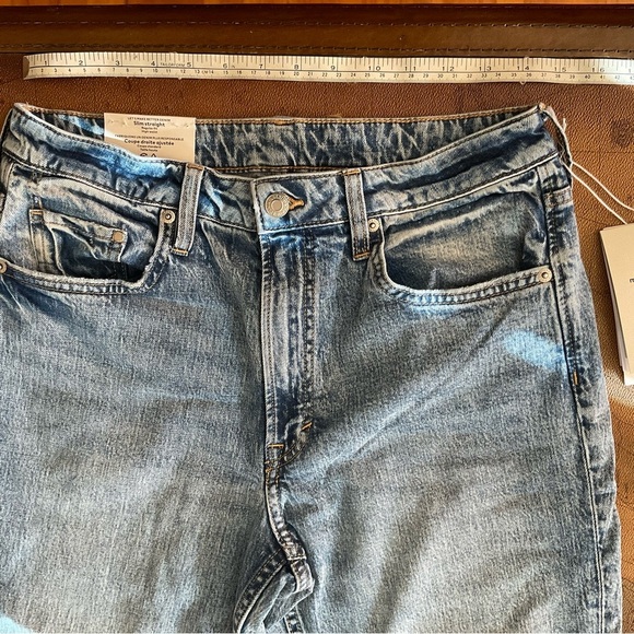 H&M Light Blue Slim Straight Jeans - Picture 6 of 12